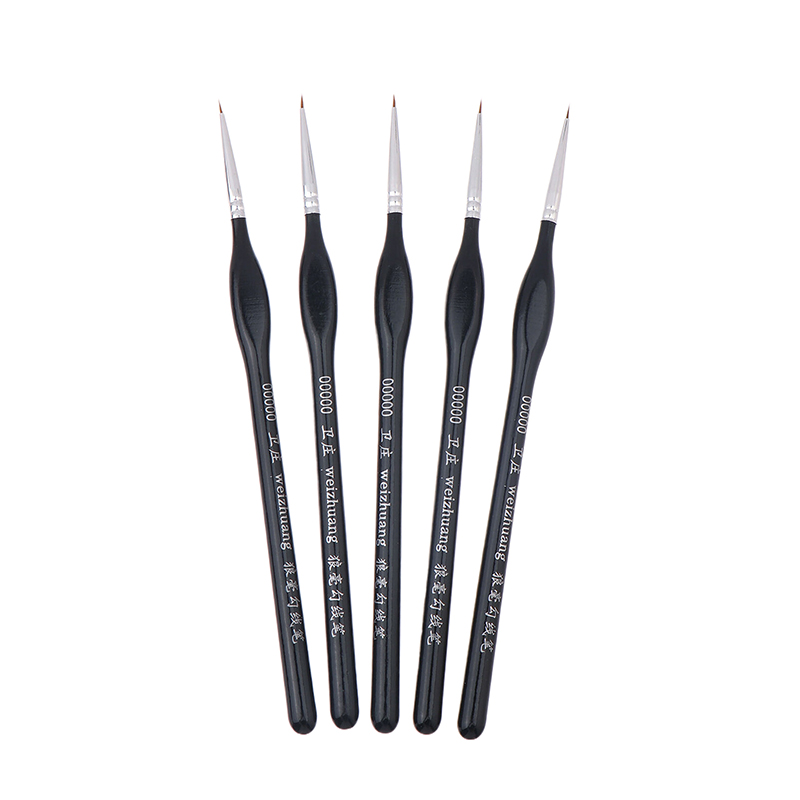 Miniature Painting Set - 5 Stuks Precisie Fijne Punt 00000