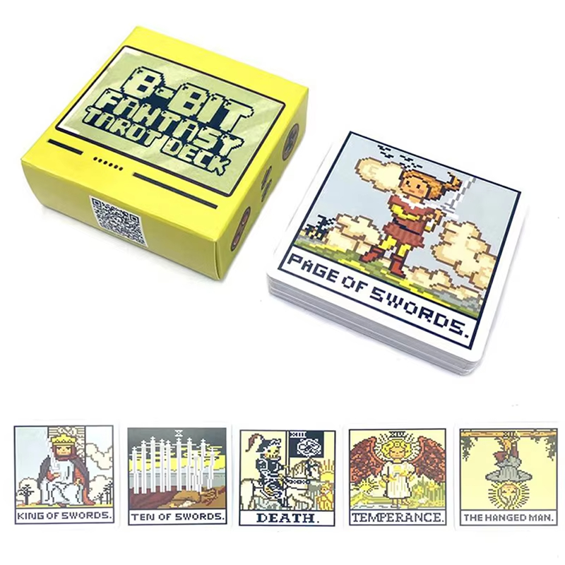 Board Game Name - 8-bits Fantasy Tarot Deck Card Profetie