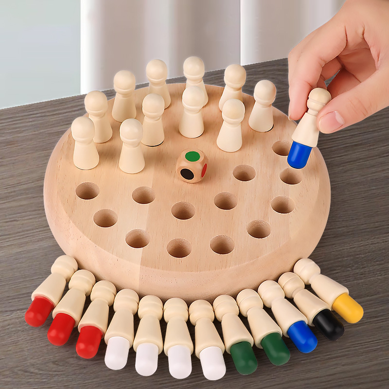 Board Game Oath - Houten Memory Matchstick Schaakspel, Educatief Intelligent