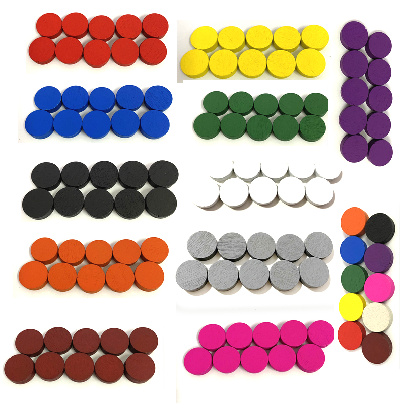 Board Game Verdant - 50 stuks 15*5 MM 11 Kleuren