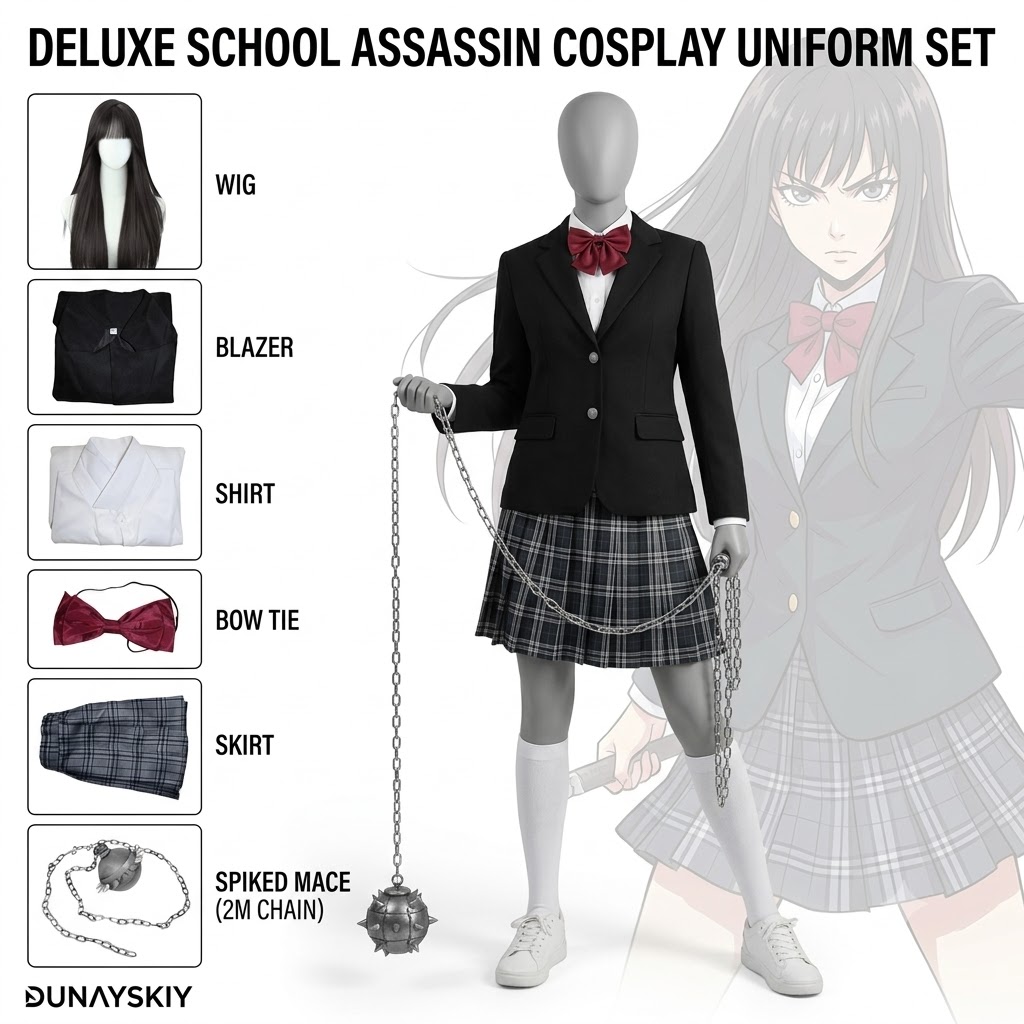 Board Game Yogi - Gogo Yubari Zwart JK Rok Uniform