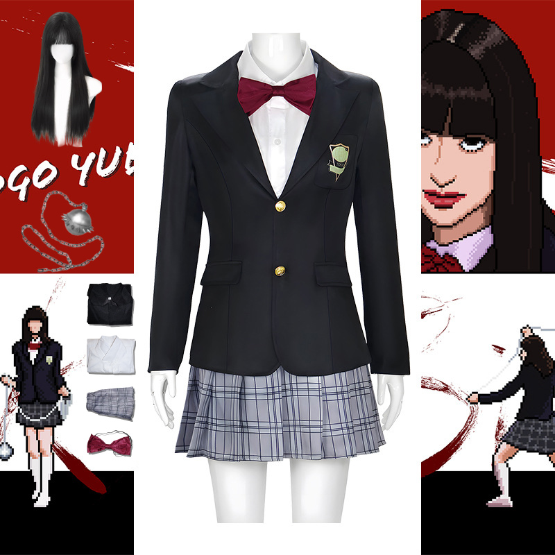 Board Game Yogi - Halloween Gogo Yubari Cosplay Zwart Uniform