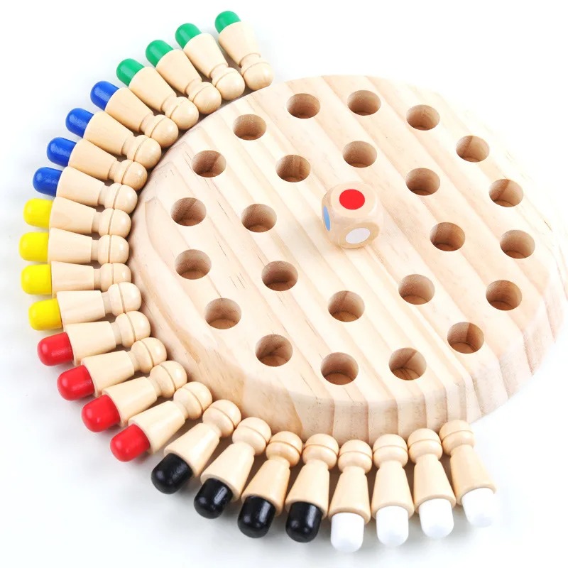 Board Game Oath - Houten Memory Match Stick Chess Kleurtafel