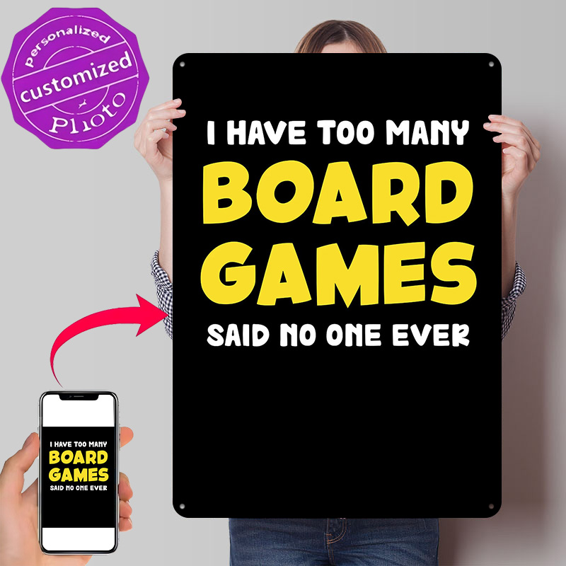 Board Game Quote - Bordspellen Grappige Citaat Poster Retro 3D