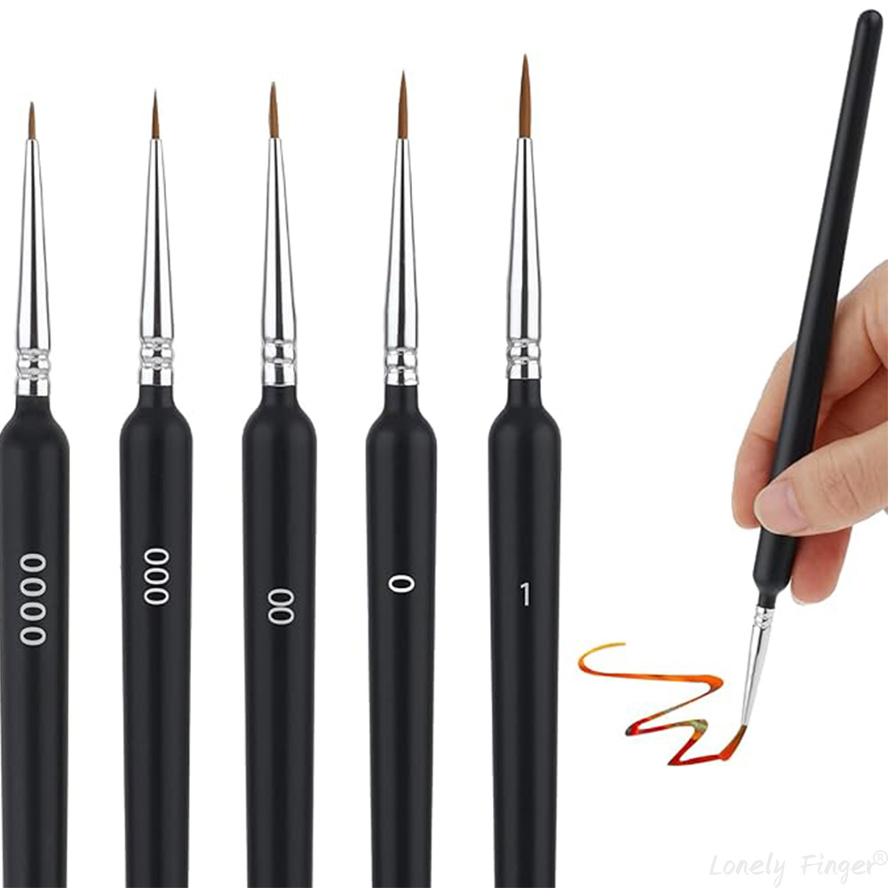 Miniature Painting Set - 5/11-delige penselenset, kunstenaarspenselen voor fijne details