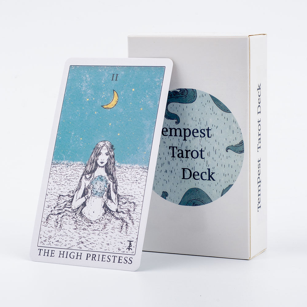 Board Game Design - Oceaanthema Storm Tarot Deck 78 Kaart