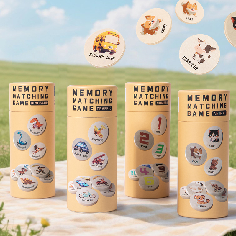 Houten Memory Match Stick Scha - Board Game Oath recensie en prijs