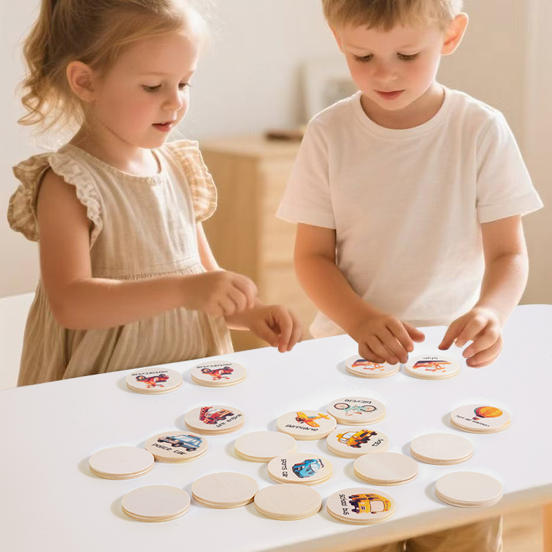 Houten Memory Match Stick Scha - Board Game Oath recensie en prijs