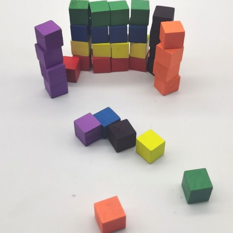 100 stks/partijen 10mm Houten  - Board Game Verdant recensie en prijs