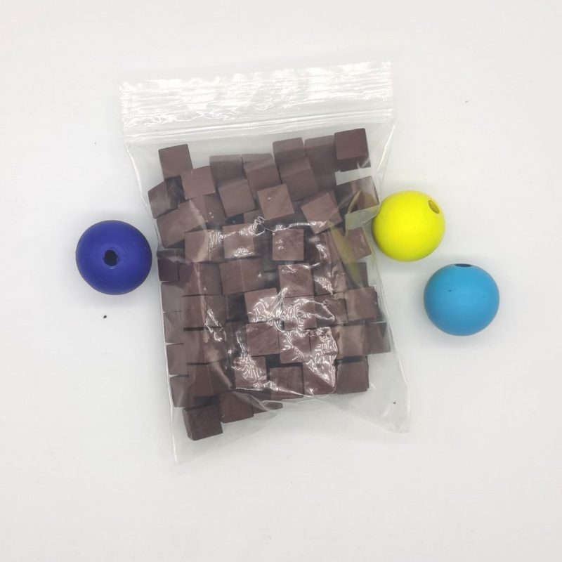 100 stks/partijen 10mm Houten  - Board Game Verdant recensie en prijs