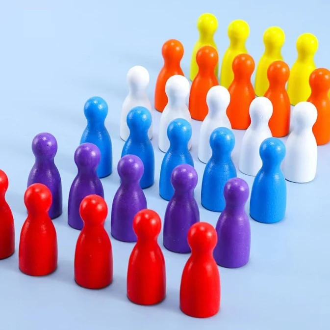100 stuks kleurrijke houten sc - Board Game Verdant recensie en prijs