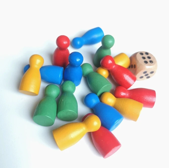 100 stuks kleurrijke houten sc - Board Game Verdant recensie en prijs