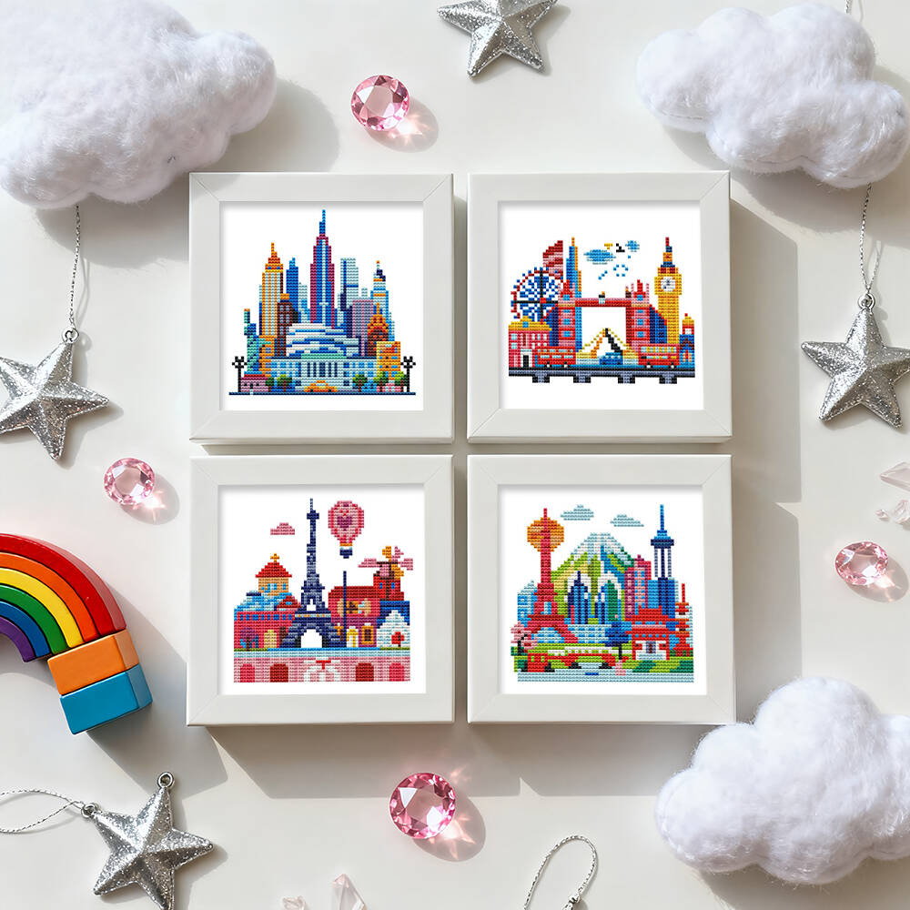 Disney 16 Stuks MINI Borduren  - Miniature Painting Set recensie en prijs