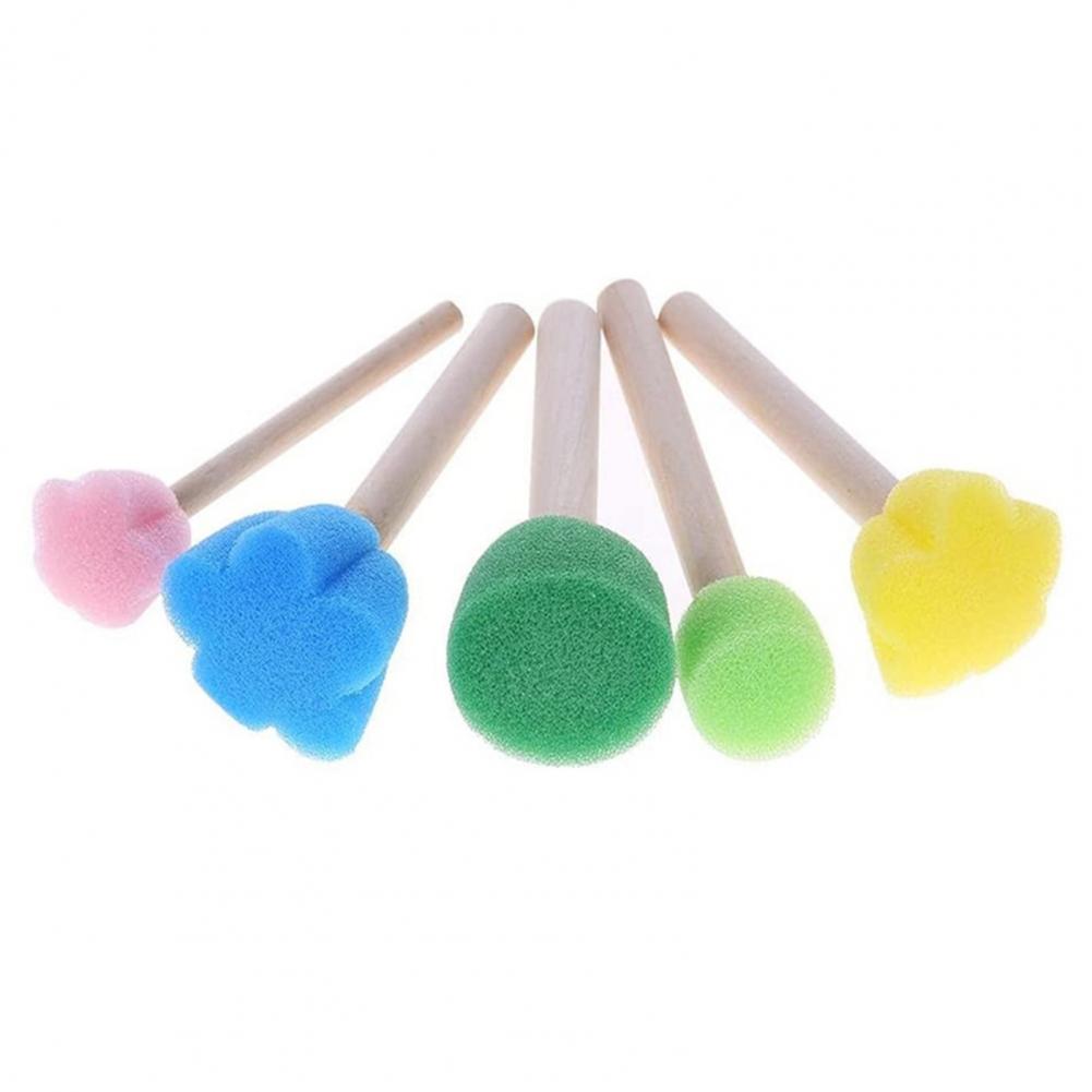 5 stks/set Art Verf Spons Stem - Miniature Painting Set recensie en prijs