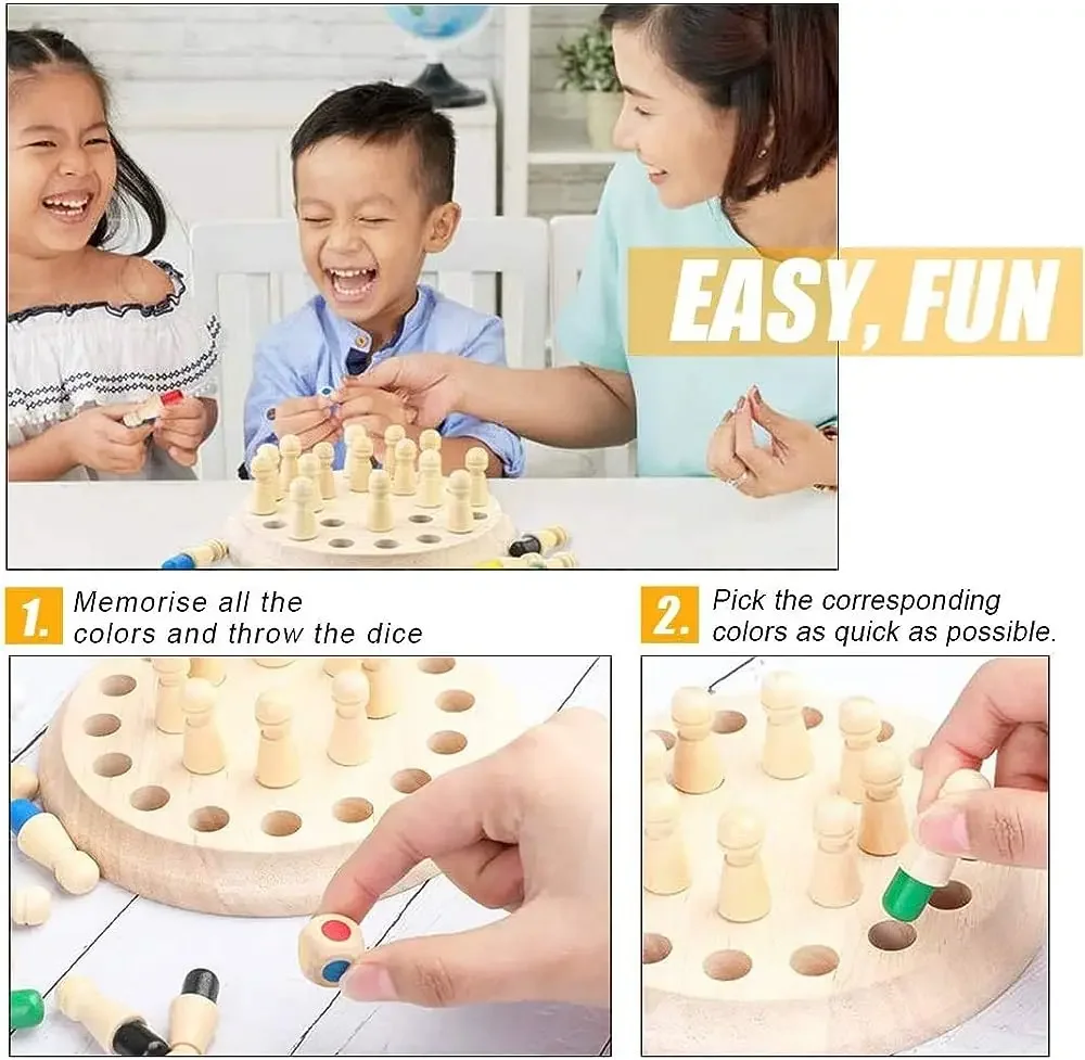 1PC Houten Memory Match Stick  - Board Game Oath recensie en prijs