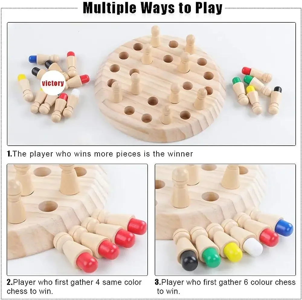 1PC Houten Memory Match Stick  - Board Game Oath recensie en prijs