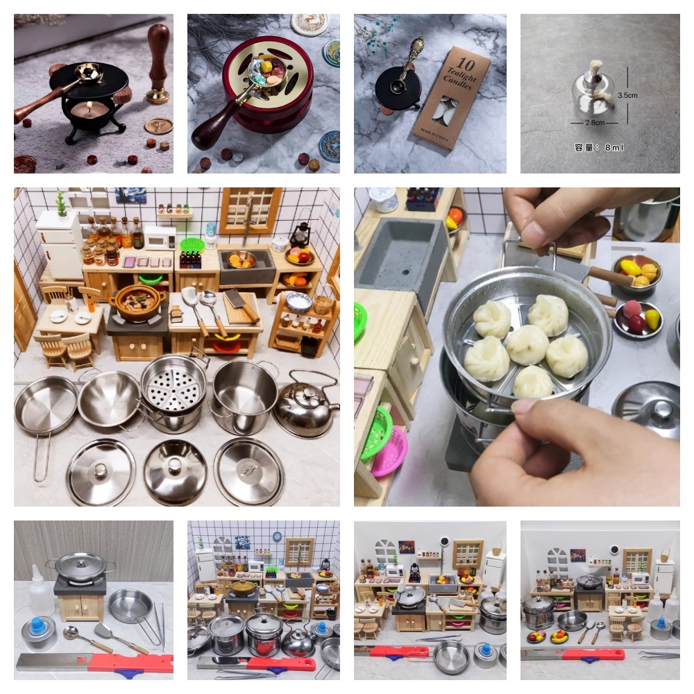 Poppenhuis Miniatuur Keuken Si - Miniature Painting Set recensie en prijs
