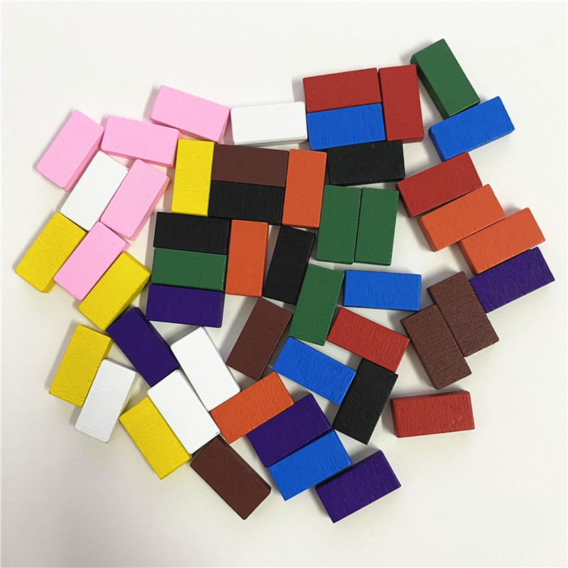 50 stuks 20*10*5mm Kleurrijke  - Board Game Verdant recensie en prijs