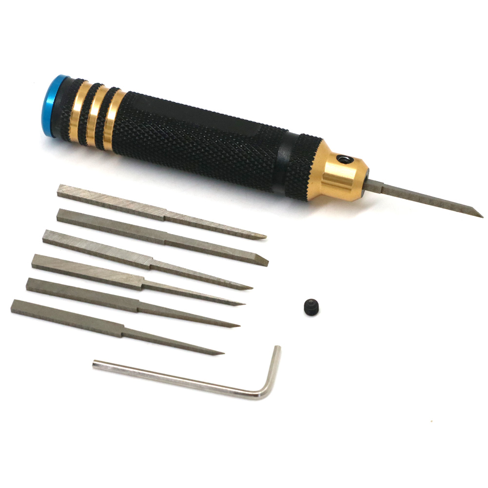 Prime Model Scriber met mesje, - Tamiya Model Paint Set recensie en prijs