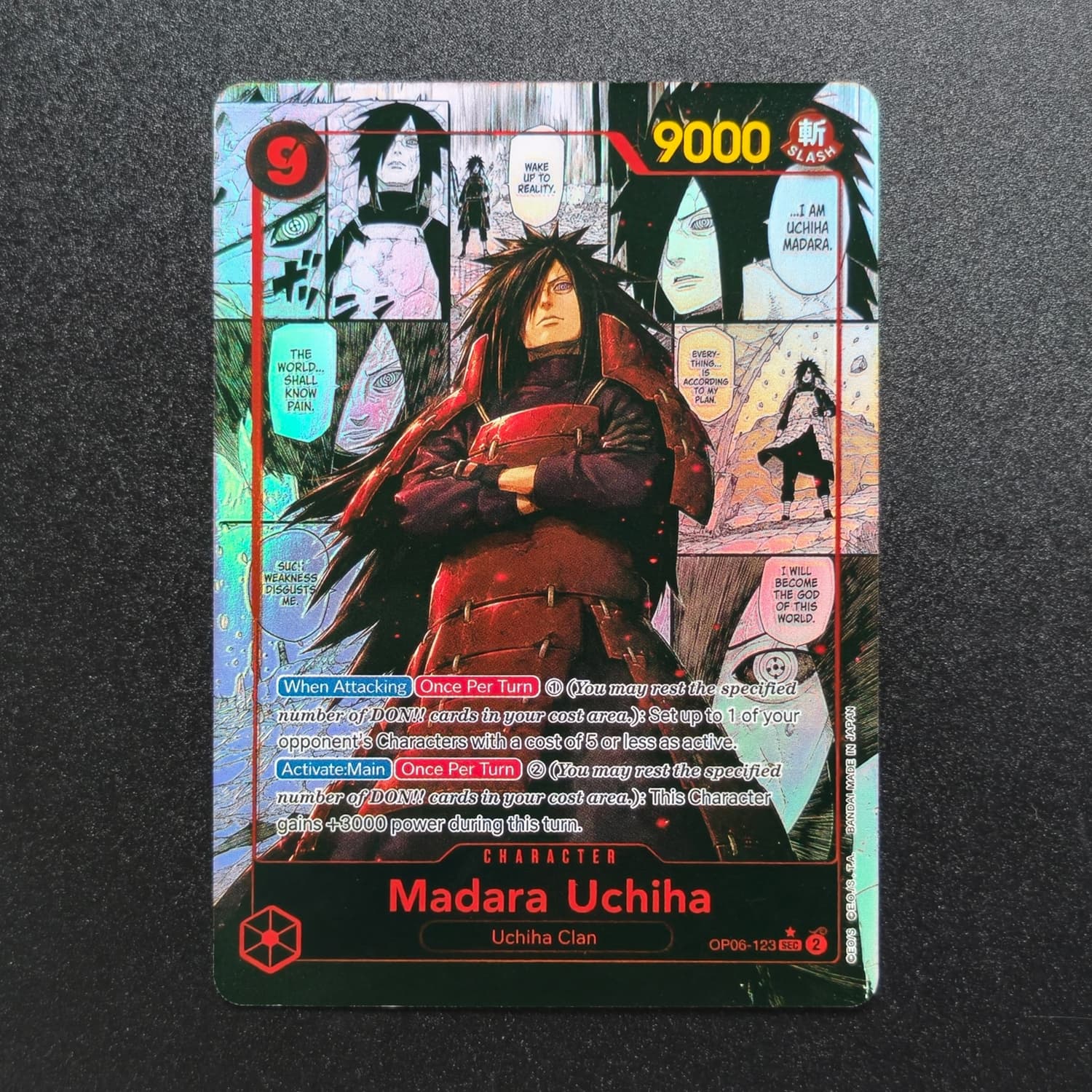 DIY Madara Uchiha Itachi Obito - Board Game English recensie en prijs