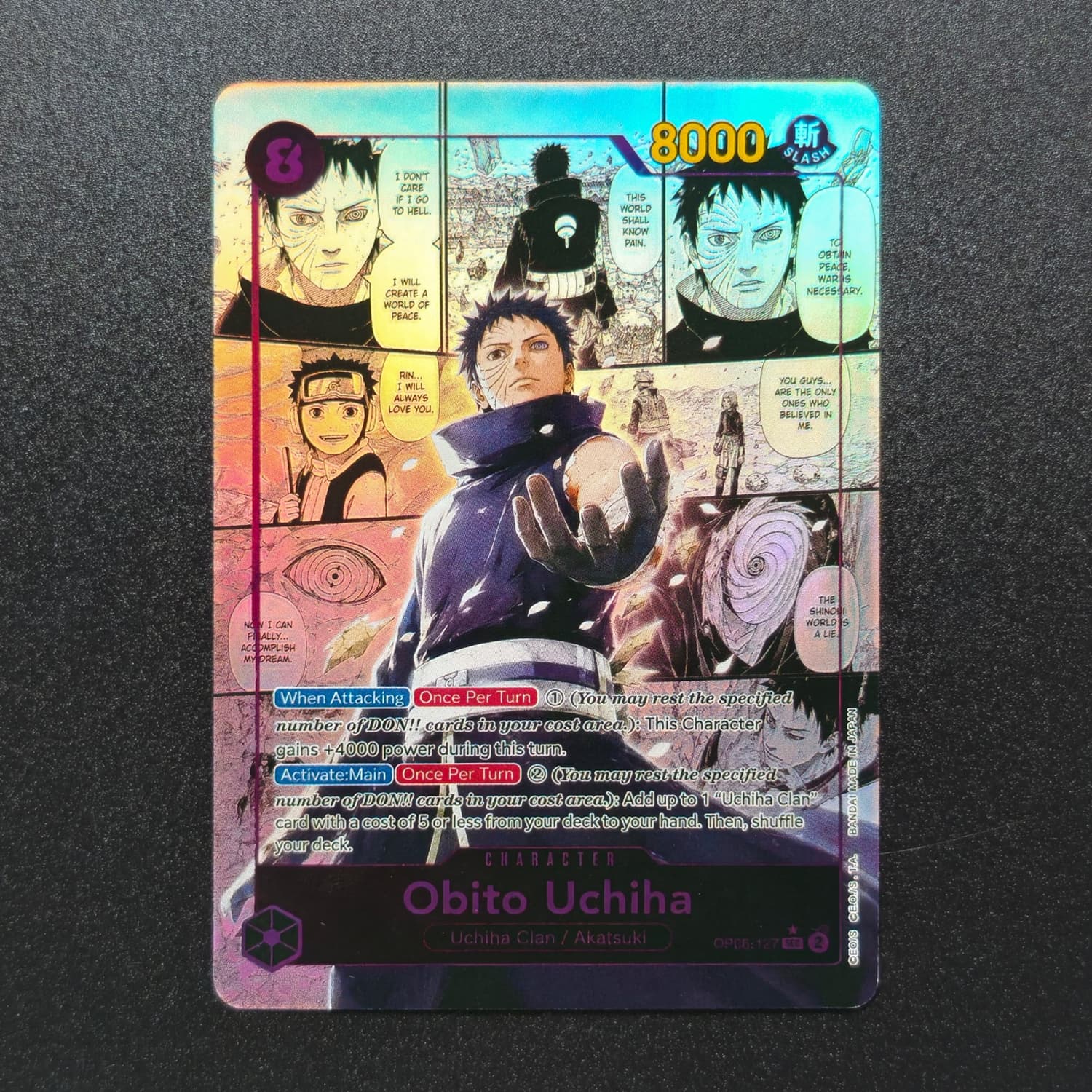 DIY Madara Uchiha Itachi Obito - Board Game English recensie en prijs